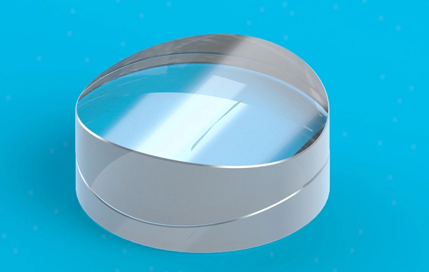 cylindrical glass lens