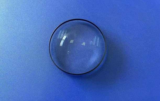 spherical glass lens