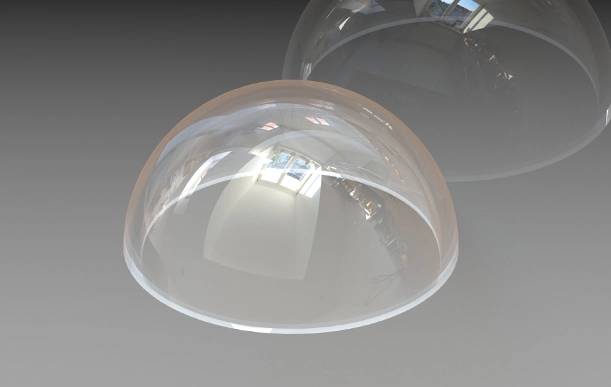 uv dome glass