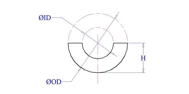 Dimension Drawing of Quartz Substrates - A2