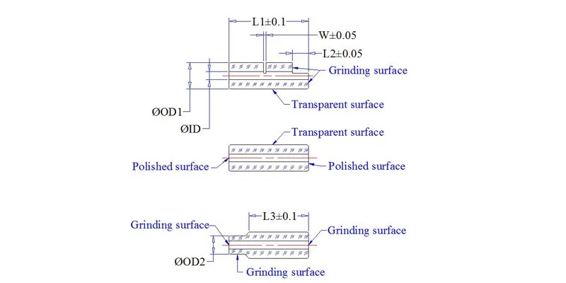 Dimension Drawing of Customized Shape Tubes